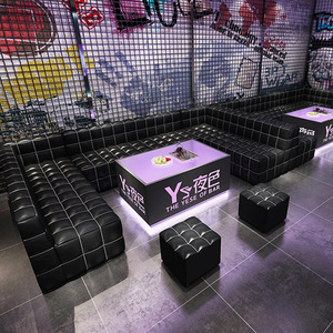 High Quality Night Club Restaurant Booth <strong>Bench</strong> From Foshan Customized Fast Food Booth Seating - Product Image 2