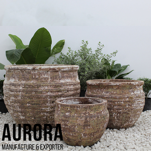 Jardinière en céramique de style européen, fabriquée à la main au Vietnam, sur mesure en usine, différentes tailles, grande, réglable, pour extérieur, maison et jardin, prix raisonnable - Product Image 3