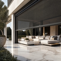 Stores extérieurs rétractables, dimensions personnalisées, résistants à la pluie, pour patio, véranda, balcon, stores à enroulement extérieurs