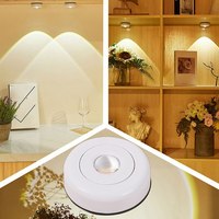 Dropshipping Products 2025 Wireless Night Lights Button Switch for Kitchen Cabinet Wardrobe Lamp LED Closet Lights