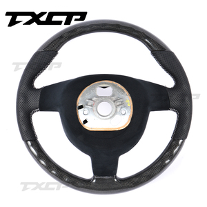 Volante de fibra de carbono apto para Porsche lenkrad <span class=keywords><strong>Cayenne</strong></span> Panamera911 997 985 981 996Mk2 Boxster Cayman 987 volante LED - Product Image 6