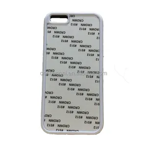 Custodia a sublimazione in alluminio a doppio guscio 2 in 1 protettiva antiurto per iphone 6 poly blanks cover e stampa personalizzata