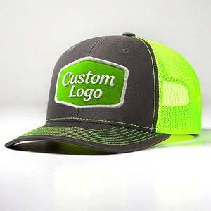 Casquette de baseball trucker en coton 100% à 6 panneaux avec logo brodé personnalisé, style hip-hop Richardson 112, pour hommes, en gros - Product Image 1