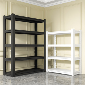 Estantes apilables de 4 niveles, estantería de almacenamiento de acero ajustable, blanca, para uso en almacén, hogar u oficina. - Product Image 2