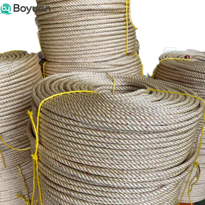Corda in PP Nylon Poliestere a 3 o 4 Fili ad Alta Resistenza, Lunghezza e Colore Personalizzabili, Intrecciata per Ancoraggio e Traino di Barche e Banchine - Product Image 1