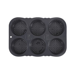 <span class=keywords><strong>Molde</strong></span> para Pan <span class=keywords><strong>de</strong></span> Hamburguesa <span class=keywords><strong>de</strong></span> Silicona <span class=keywords><strong>de</strong></span> 4 Pulgadas, <span class=keywords><strong>Molde</strong></span> para Pan <span class=keywords><strong>de</strong></span> Hamburguesa <span class=keywords><strong>de</strong></span> Silicona para 6 Panes Grandes para Hornear en Casa - Product Image 3