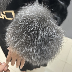 Cappotto Invernale <span class=keywords><strong>da</strong></span> <span class=keywords><strong>Donna</strong></span> in Vera Pelliccia di Visone, Caldo e Morbido, Stile Vintage, Taglie Forti, Giacca con Orlo a Festone, Cappotti in Vera Pelliccia Naturale di Visone - Product Image 5