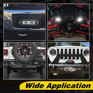 Couleur ambre ou blanche 2 pièces 80W pare-chocs encastré grand angle de faisceau d'inondation camion mini voiture lumière LED Pod - Product Image 2