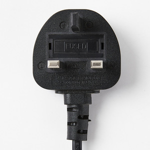<span class=keywords><strong>Cable</strong></span> de Alimentación con Enchufe Británico a C7 (Figura 8), BS 1363, <span class=keywords><strong>Cable</strong></span> de CA de Cobre Negro, 13A 250V - Product Image 5