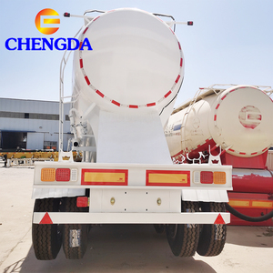 Semi-remorque à ciment en vrac <span class=keywords><strong>de</strong></span> haute qualité CHENGDA avec suspension à ressorts à lames et 4 essieux - Product Image 1