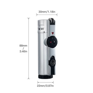 Đèn khò gas butan hiện đại bằng kim loại, logo tùy chỉnh, bốn tia lửa, kèm dụng cụ cắt xì gà và đá lửa, dùng cho cắm trại - Product Image 4