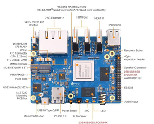 <span class=keywords><strong>Orange</strong></span> Pi 5 Plus d'origine avec puce RK3588 à huit cœurs, prend en charge le décodage vidéo 8K, composants électroniques - Product Image 5