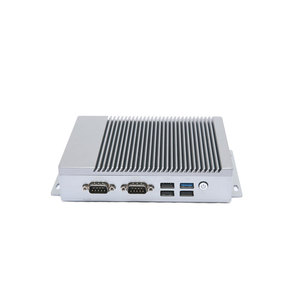 ファンレスインダストリアルミニPC J1900 DDR3デュアルディスプレイデュアルLAN RS232 9-24Vワイド電圧デュアルディスプレイ自動化 - Product Image 1