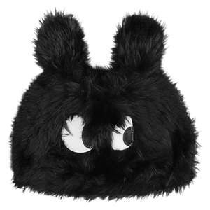 Gorro de Invierno con Orejas Largas y Ojos Grandes, Diseño de Perrito de Peluche, para Mujer, con Gorro Tipo Beanie, en Existencia, Venta al por Mayor - Product Image 5