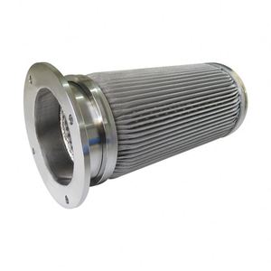 Filtration liquide haute température plissée 304 316 316l filtre à huile en acier inoxydable cartouche filtrante en polymère - Product Image 3