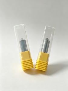 Outil de gravure conique CNC, fraise en carbure à pointe pyramidale pour la dé<span class=keywords><strong>coupe</strong></span> de plastique, bois, métal et la fabrication de signalétique - Product Image 5