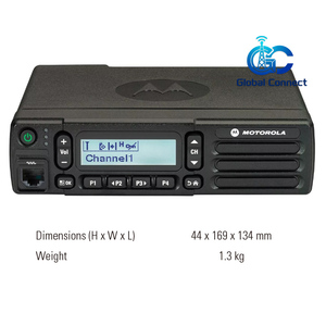 วิทยุสื่อสารเคลื่อนที่กำลังสูง 25/40/45 วัตต์ UHF VHF สำหรับรถยนต์ ระยะไกล ใช้ได้กับ Motorola DEM500 อินเตอร์คอม วอคกี้ทอล์คกี้ - Product Image 4