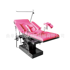 Table d'examen gynécologique manuelle à manivelle avec dossier réglable, table d'accouchement obstétrique 1850x600x650mm certifiée CE - Product Image 3