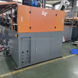 Machine de moulage par soufflage de bouteilles en plastique PET de type 6 cavités rotatives à grande vitesse entièrement automatique