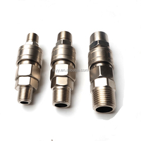 Kompresor udara gabungan penguncian otomatis tipe C pneumatik Aksesori kopling cepat konektor pipa tabung PU SM PM20/30/40 SM + PM