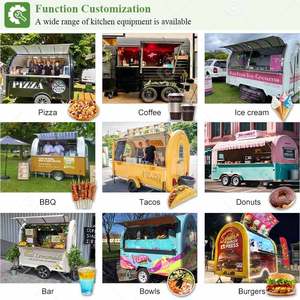 Carretto Mobile Portatile per Feste, Panetteria, Bibite, Cibo, Birra, Bar con Rubinetti, Rimorchio per Gelati, Negozio al Dettaglio - Product Image 6