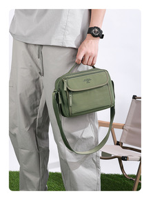 Bolso Bandolera de Moda para Hombre, Ligero, de Alta Calidad, Impermeable, con Múltiples Bolsillos, Decorativo - Product Image 5