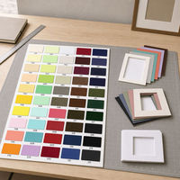 Passe-partout en carton sans acide, pré-découpé, sur mesure, en vrac, matériau durable pour l'encadrement d'œuvres d'art et de portraits, pour fabricants