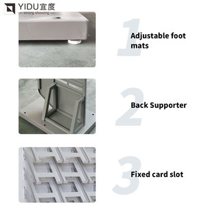 Giá Trưng Bày Đá Thạch Anh Đá Hoa Cương Đá Cẩm Thạch Nhân Tạo Mẫu Khung Kim Loại Để Sàn Đứng Chất Lượng Cao - Product Image 2