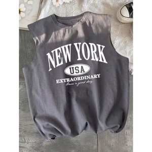 Débardeur de sport pour homme 100% Coton, style streetwear, été, design musculation, sans manches - Product Image 1