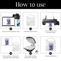 Vente en gros de bavoir vierge par sublimation pour animaux de compagnie bavoir en polyester personnalisé pour animaux de compagnie pour chiens chats bavoir durable pour animaux de compagnie conçu pour les repas ou le toilettage