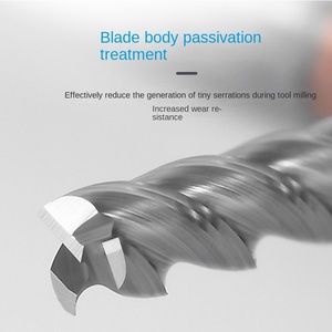 MZF <span class=keywords><strong>Fraise</strong></span> <span class=keywords><strong>à</strong></span> rainure profonde en alliage de tungstène et de cobalt <span class=keywords><strong>à</strong></span> 55 degrés Revêtement Tisin <span class=keywords><strong>à</strong></span> <span class=keywords><strong>2</strong></span> cannelures Micro-diamètre Long col 50mm efficace - Product Image 3