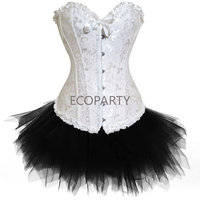 Femmes Sexy Burlesque Bustier FANCY DRESS Party Costume Corset & Tutu Costume
