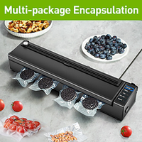 Scelleuse sous vide polyvalente pour les aliments-Comprend un scellant pour sacs, un scellant pour bocaux Mason et des fonctions de scellant à induction
