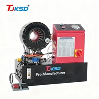 Machine à sertir les flexibles hydrauliques TJKSD-P32 1/8''-1'' avec pompe moteur et roulement 3KW 300T 220-415V