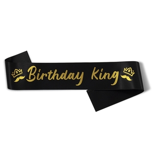 Fascia 'Re/Regina dei Compleanni' per Decorazioni Divertenti per Feste di Compleanno, <span class=keywords><strong>Regalo</strong></span> per 18°, 21°, <span class=keywords><strong>30</strong></span>°, 40°, 50° Compleanno - Product Image 3