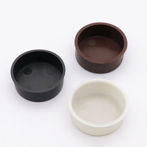 40mm Capuchons de charnière en plastique noir pour armoires de cuisine, salle à manger, salon, meubles d'hôtel. - Product Image 4