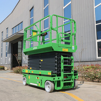 Plateforme élévatrice à ciseaux autopropulsée hydraulique électrique MORN 16m 14m 12m 10m 8m 6m pour travaux en hauteur avec CE ISO