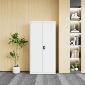 <span class=keywords><strong>ตู้</strong></span>เสื้อผ้าเหล็ก 2 ประตู พร้อมราวแขวนเสื้อผ้า ลดราคาพิเศษ เหมาะสำหรับห้องนอน สำนักงาน หรือโรงงาน - Product Image 4