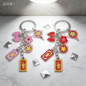 พวงกุญแจโลหะผสมสังกะสีลายการ์ตูนวินเทจแบบขายส่ง ออกแบบเองได้ ลายการ์ตูน 2 มิติ สำหรับเทศกาลต่างๆ - Product Image 2