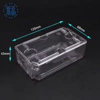 Boîte d'expédition pour montre en plastique PET transparent avec couvercle rabattable, étui de protection antichoc pour montre-bracelet, pour le transport, la vente au détail et l'emballage cadeau