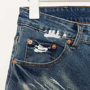 在庫節約プラスサイズロングパンツカジュアルメンズジーンズパンタロンカーゴデニムメンズスリムフィットストレートレッグデニムパンツメンズジーンズ - Product Image 3