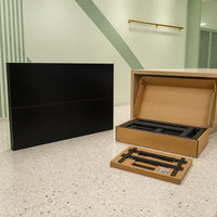 Écran vidéo mural LCD IPS de 46 pouces, cadre de 1,8 mm, luminosité élevée de 700 nits, avec garantie de 2 ans pour les centres commerciaux et les magasins de détail