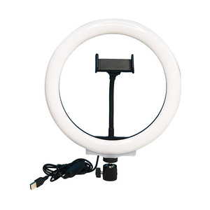 Nuevo producto caliente al aire libre útil belleza anillo luz foto difusión lámpara fábrica 10 pulgadas escritorio relleno LED luz sin trípode - Product Image 1