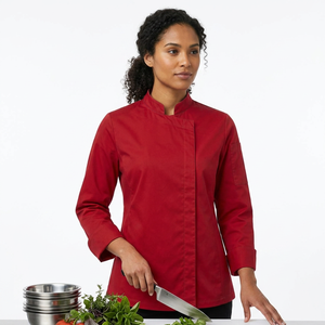 Veste de Chef Haute Qualité 100% Coton Manches Longues Uniforme de Cuisine pour Restaurant Hôtel Vente en Gros Fabricant - Product Image 1