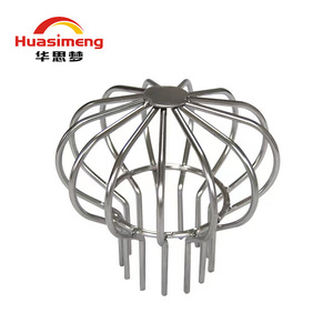 304 Stainless Steel Drain Cover 110mm Round Anti Clog Mesh Indoor Outdoor Filter For PVC Pipe - Product Image 3