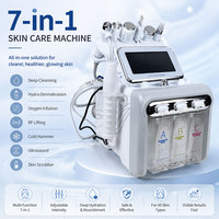 Machine Hydrofaciale Haute Fréquence Multifonctionnelle 7-en-1 pour Nettoyage Profond du Visage et Oxygénation par Jet Peel – Vente en Gros