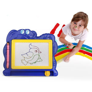 กระดานวาดภาพกราฟฟิตีปริศนาแม่เหล็กขนาดเล็กสีดำสีขาวสำหรับเด็กพลาสติก ABS เป็นมิตรต่อสิ่งแวดล้อมรีไซเคิลได้ตามต้องการ - Product Image 3