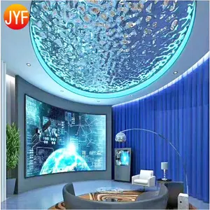 ZB2301 Good Quality Stainless Steel 3d Wall Panel Embossed Ripple Sheet For Ceiling