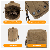 Pochette tactique Molle de haute qualité en nylon 600D pour extérieur, trousse de premiers soins EDC pour situations d'urgence en plein air