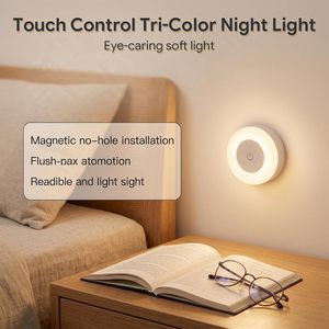 Touch Bedside Lamp Baby <b>Nursery</b> Night <b>Light</b> for Kids Adults Dimmable Small Mini Wall Lamp for Nightstand Bedroom Living Room - Product Image 5